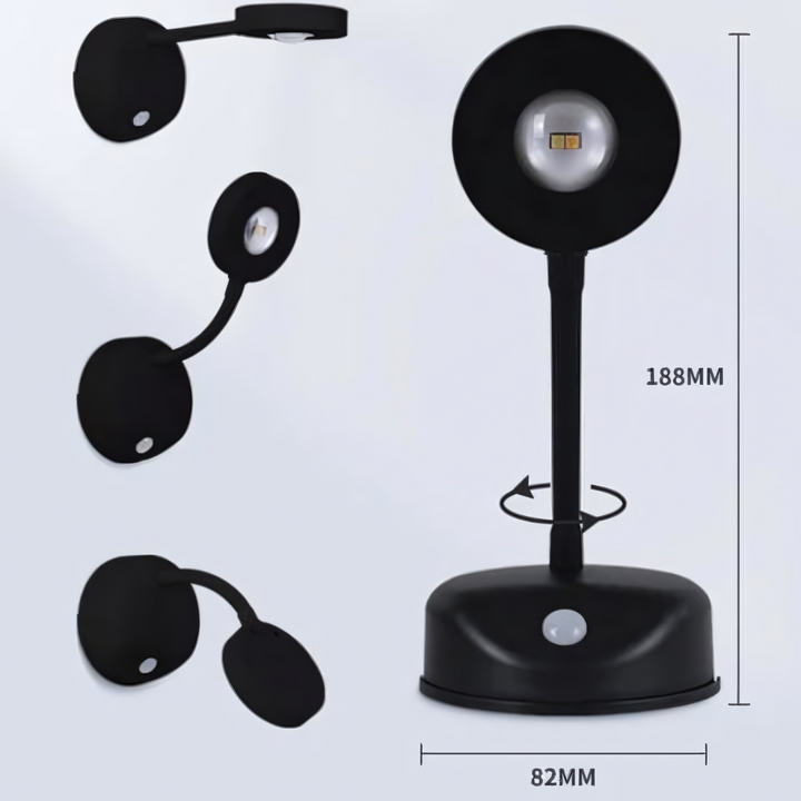 BowLift | Spark360 – Wireless LED Spotlight with Motion Sensor and 360° Adjustable Mount