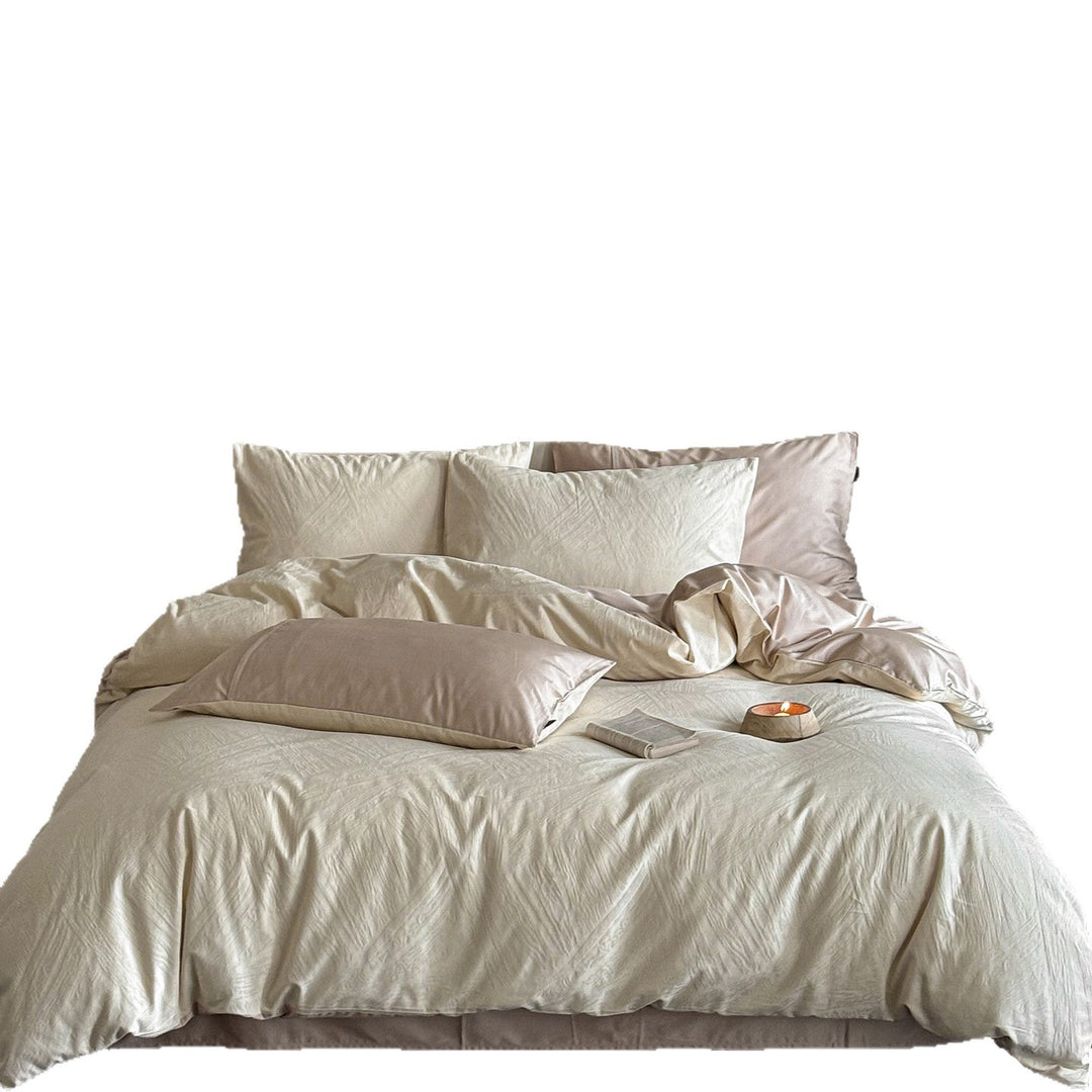 Long-staple cotton bedding, 100, satin binding