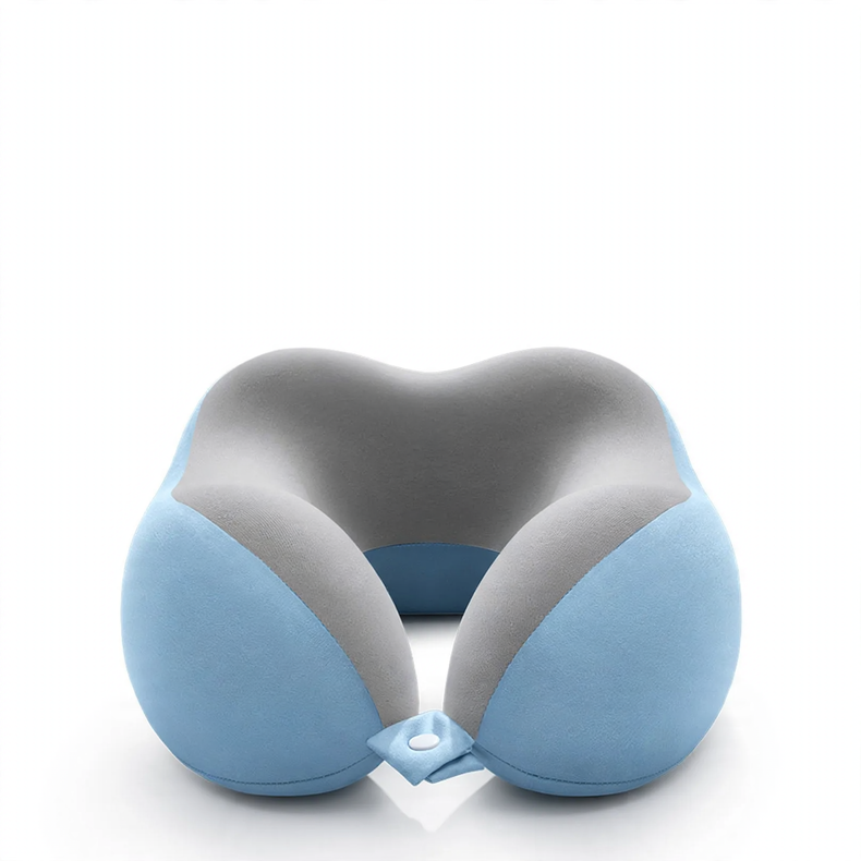 Travel Neck Pillow U-Shape Memory Foam 360° Neck Support