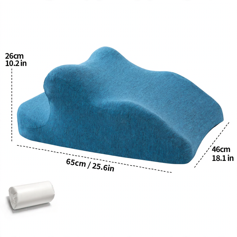 Multifunctional lounge support pillow made of memory foam