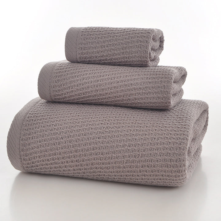 Cotton towel set, 3-piece