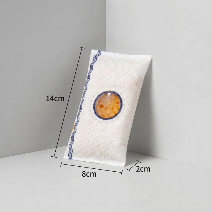 Reusable silicone desiccant, color changing