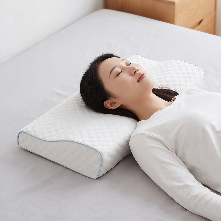 Butterfly-shaped neck pillow made of memory foam