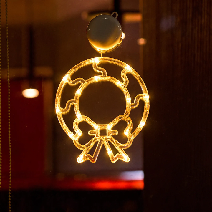 LED window decoration light with suction cup for Christmas