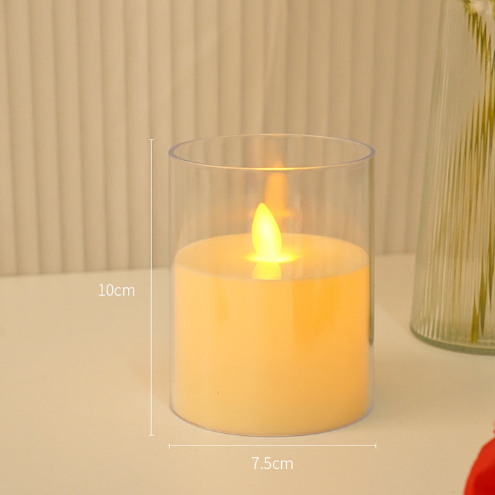 LED mood light in candle shape with remote control