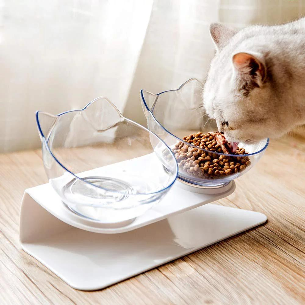 Whisker-Friendly •  Raised Cat Bowl