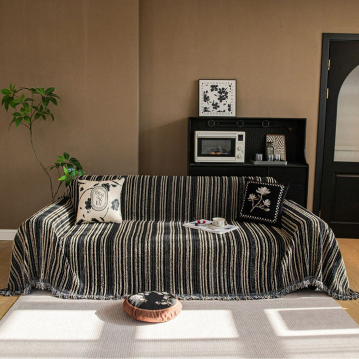 BowLift | Regal Stripes Chenille Sofa Cover