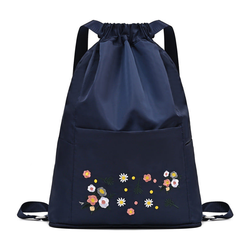 BowLift | Simple embroidered drawstring yoga bag