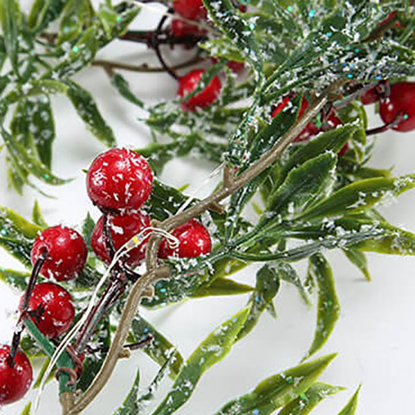 BowLift | Christmas Red Fruit Pine Needle LED Copper Wire Decorative Battery String Lights
