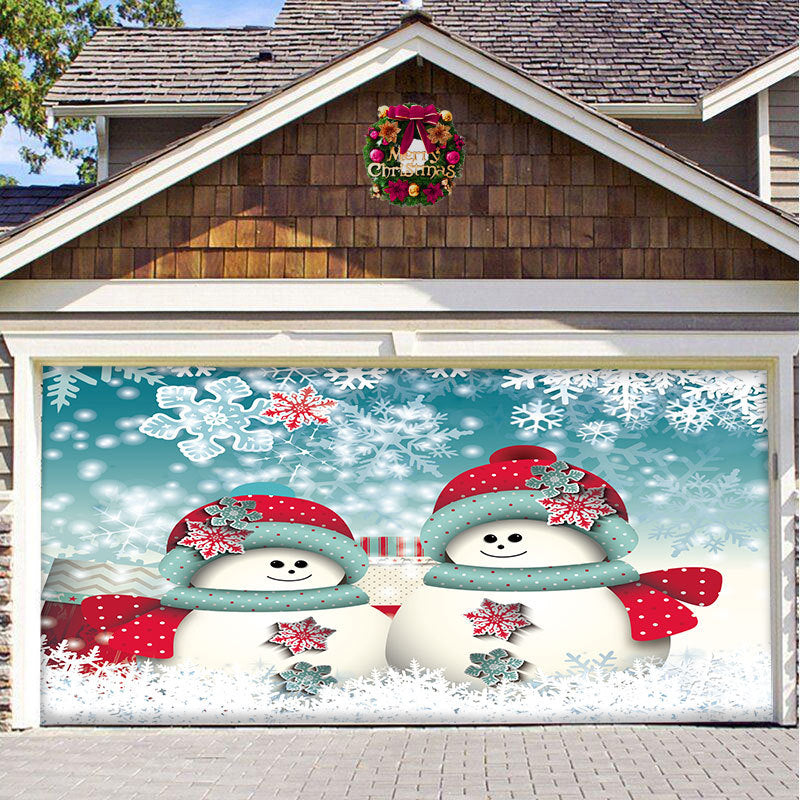 BowLift | Snow Garage Door Banner Ornament