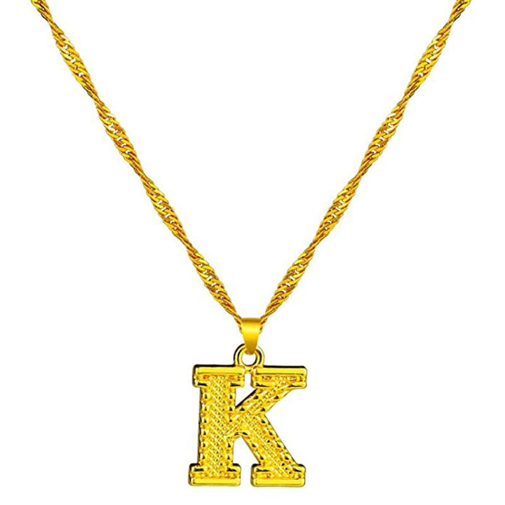BowLift | 18K gold-plated initial letter necklace