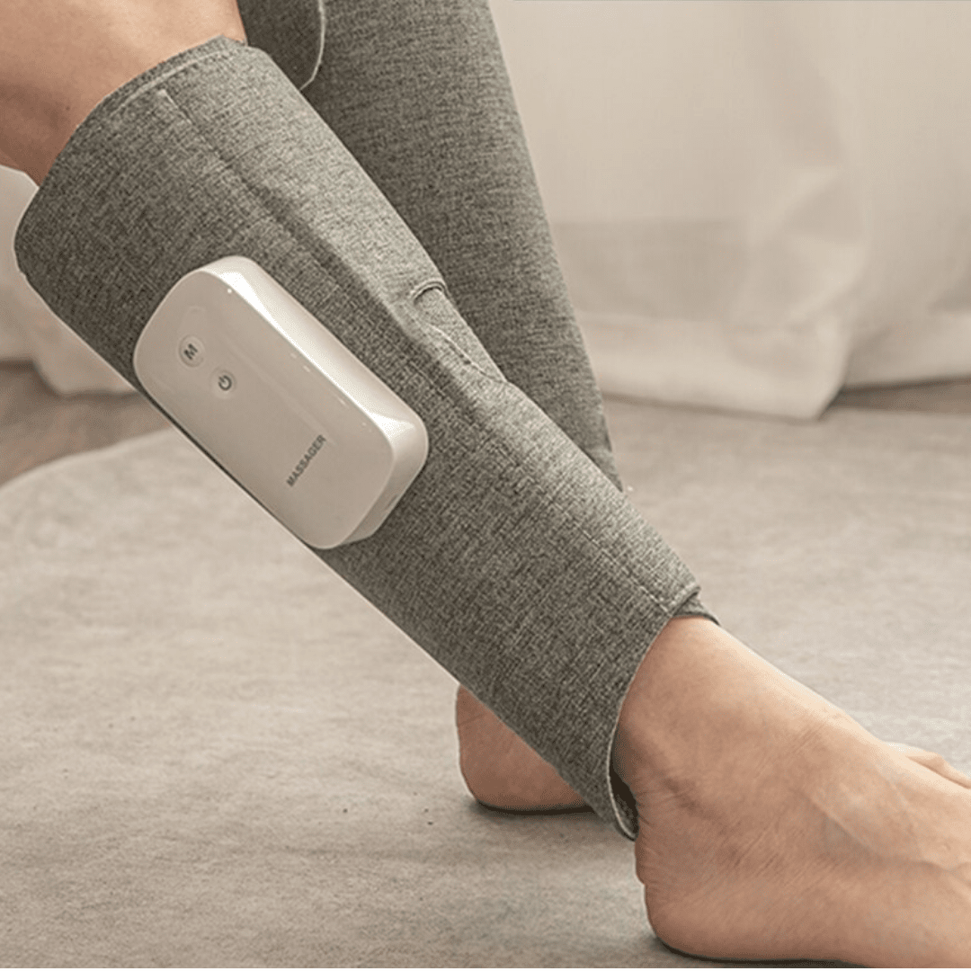 BowLift | Wireless leg massager with air compression & heat function for relaxation & better blood circulation