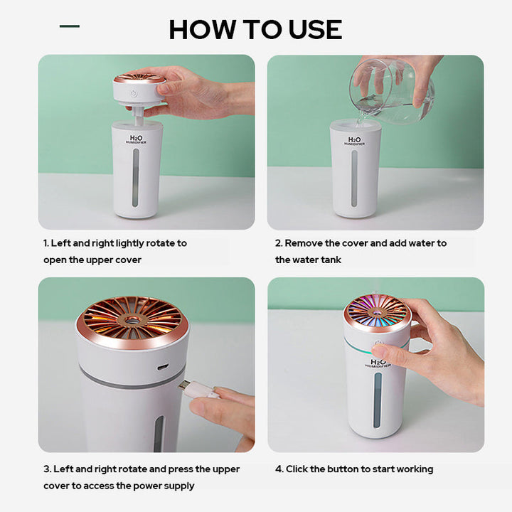BowLift | Colorful Lighting Aromatherapy Air Humidifier