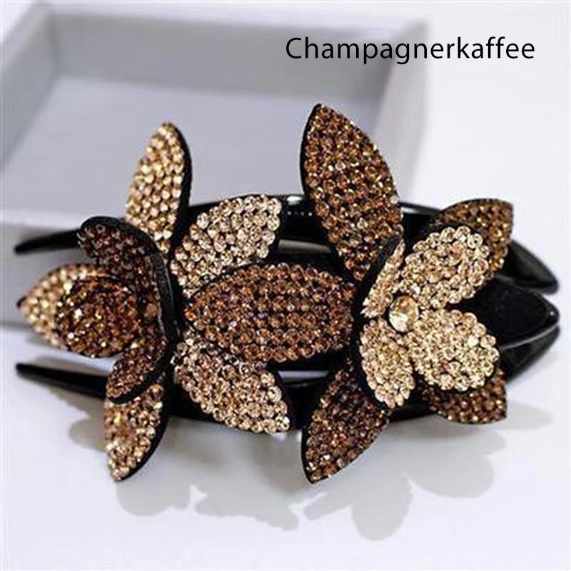 BowLift | Rhinestone Double Flower Hair Clip