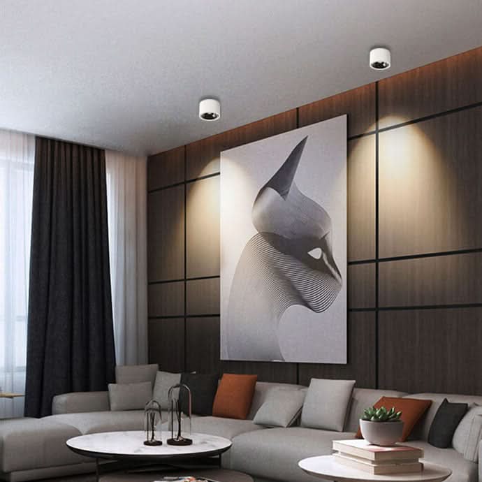 BowLift | Adjustable LED Flush Mount Ceiling Spotlight