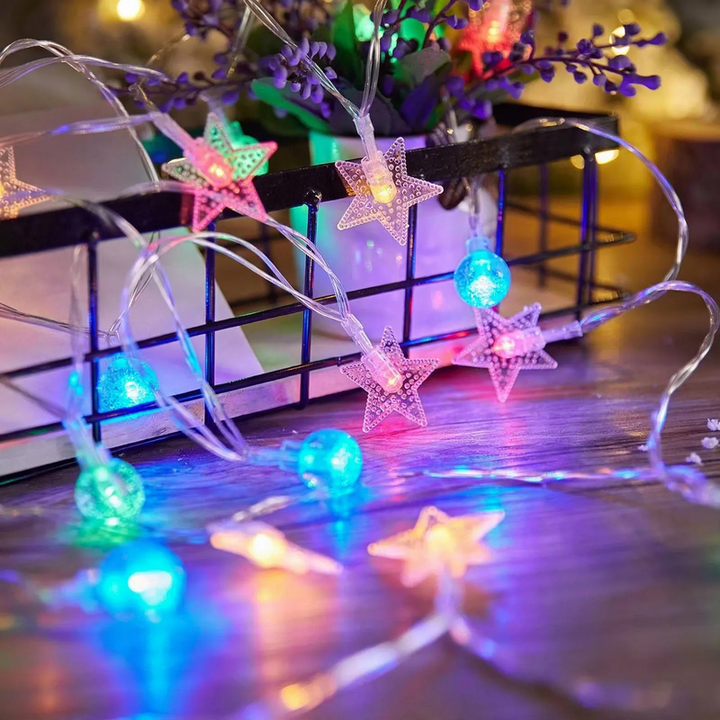 LED string lights for atmospheric decoration