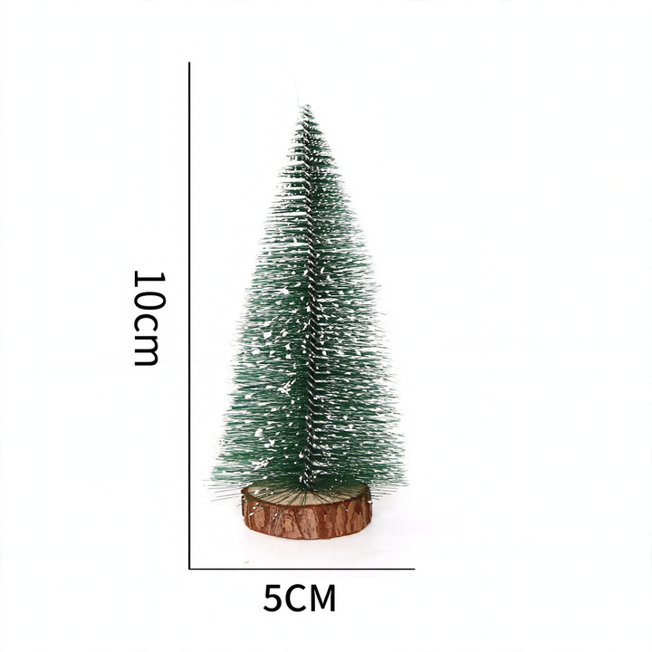 Mini Christmas tree made of pine needles with LED lighting, 40 cm