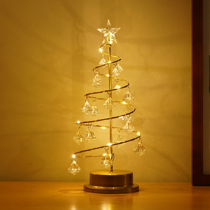 LED table lamp in tree shape, battery operated, model SD001