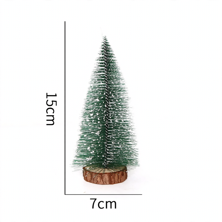 Mini Christmas tree made of pine needles with LED lighting, 40 cm