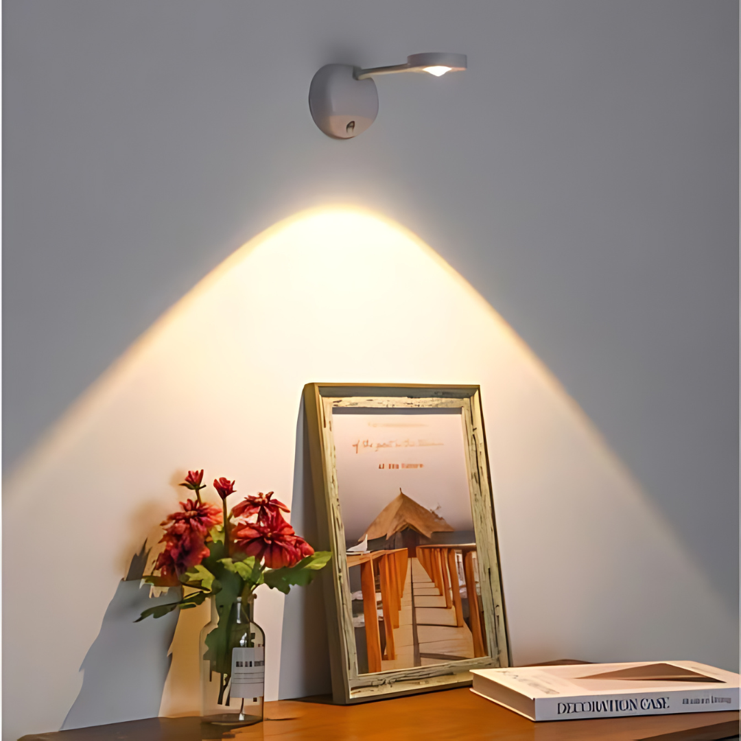 BowLift | Wireless LED Spotlight | 360° Rotation & Dimmable with Motion Sensor