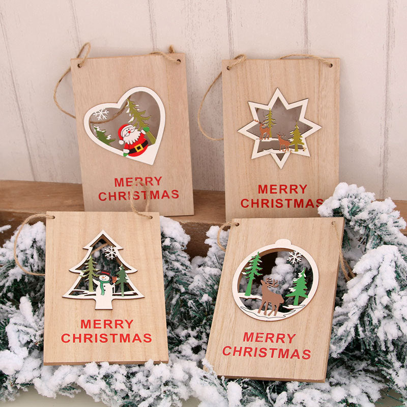 Wooden Holiday Sign Bowlift
