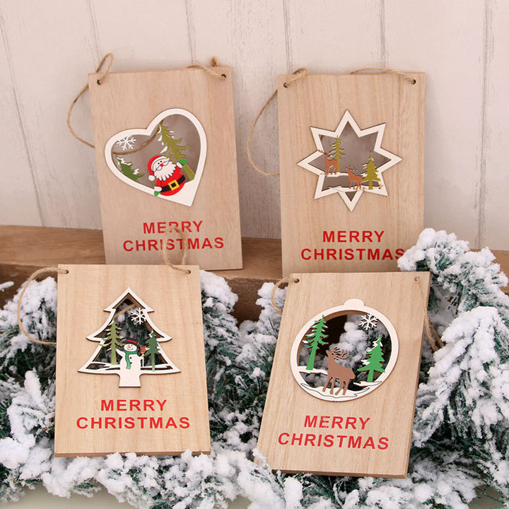 Wooden Holiday Sign Bowlift