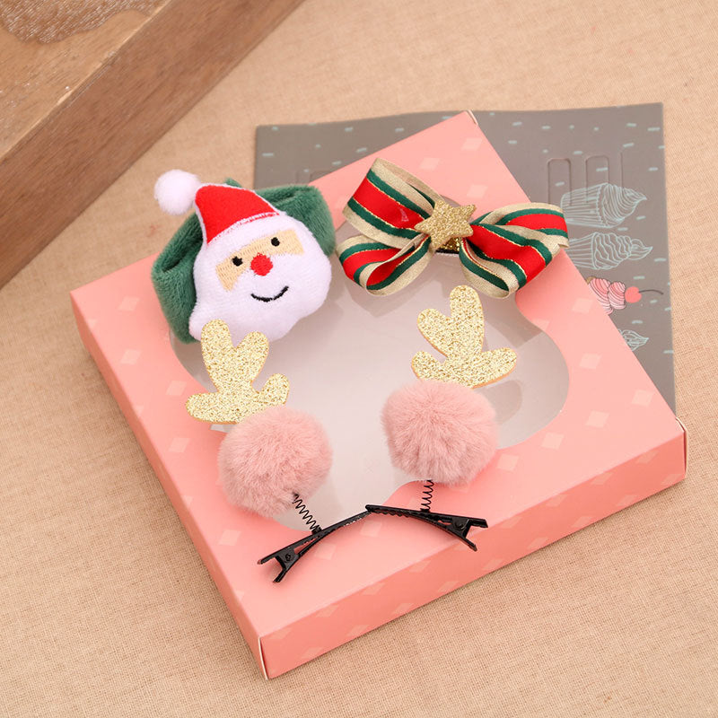 Christmas Themed Hair Accessory Set Bowlift
