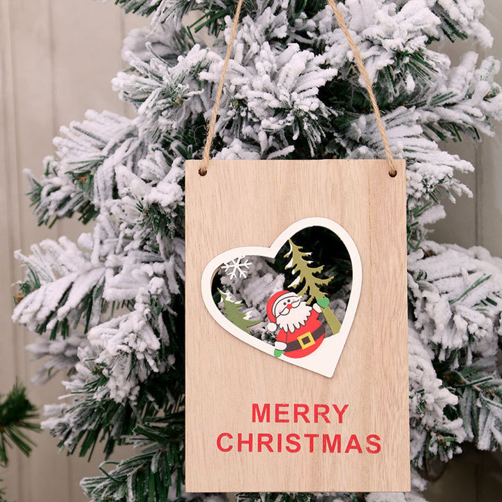 Wooden Holiday Sign Bowlift