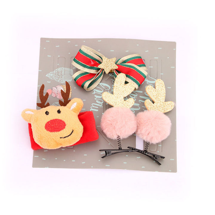 Christmas Themed Hair Accessory Set Bowlift