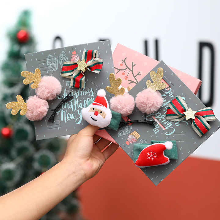 Christmas Themed Hair Accessory Set Bowlift