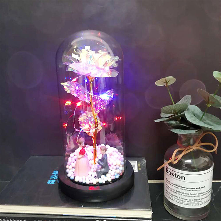 BowLift | Romantic Enchanted Sparkling Rose Ornaments