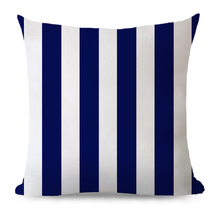 Decorative cushion cover with chevron zigzag pattern and concealed zipper Bowlift