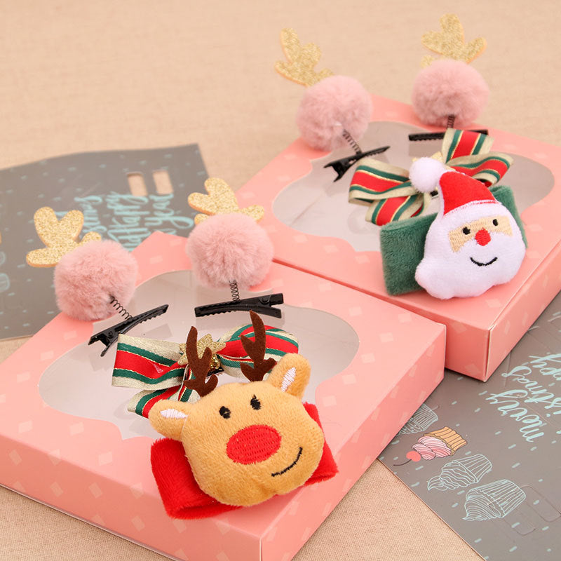 Christmas Themed Hair Accessory Set Bowlift