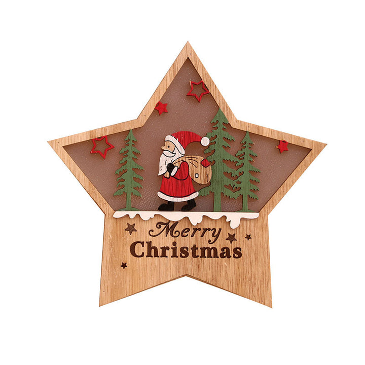 Illuminated Star-Shaped Christmas Decoration Bowlift