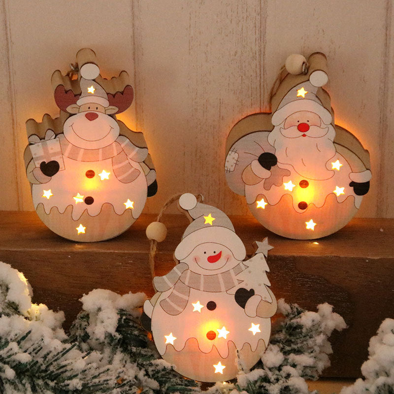 LED Light-Up Santa Figurine Decoration Bowlift