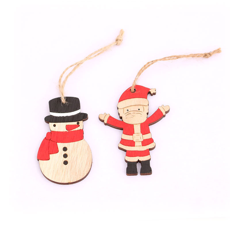 Wooden Snowman Ornament Bowlift