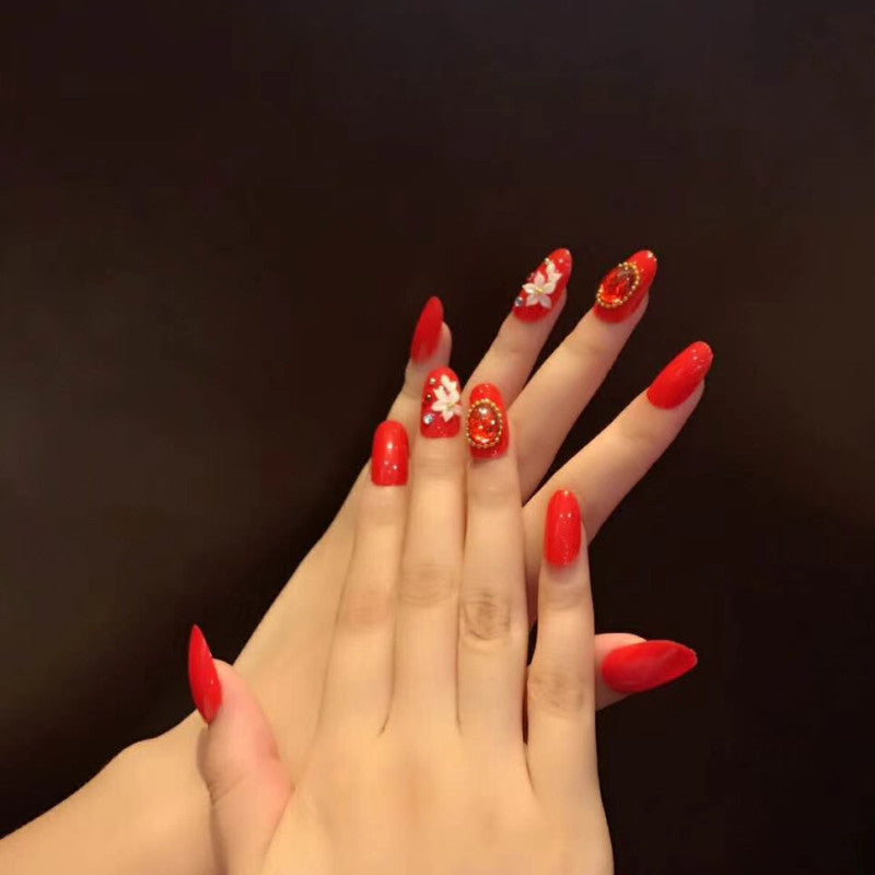 Decorative Acrylic Press-On Nail Art Set