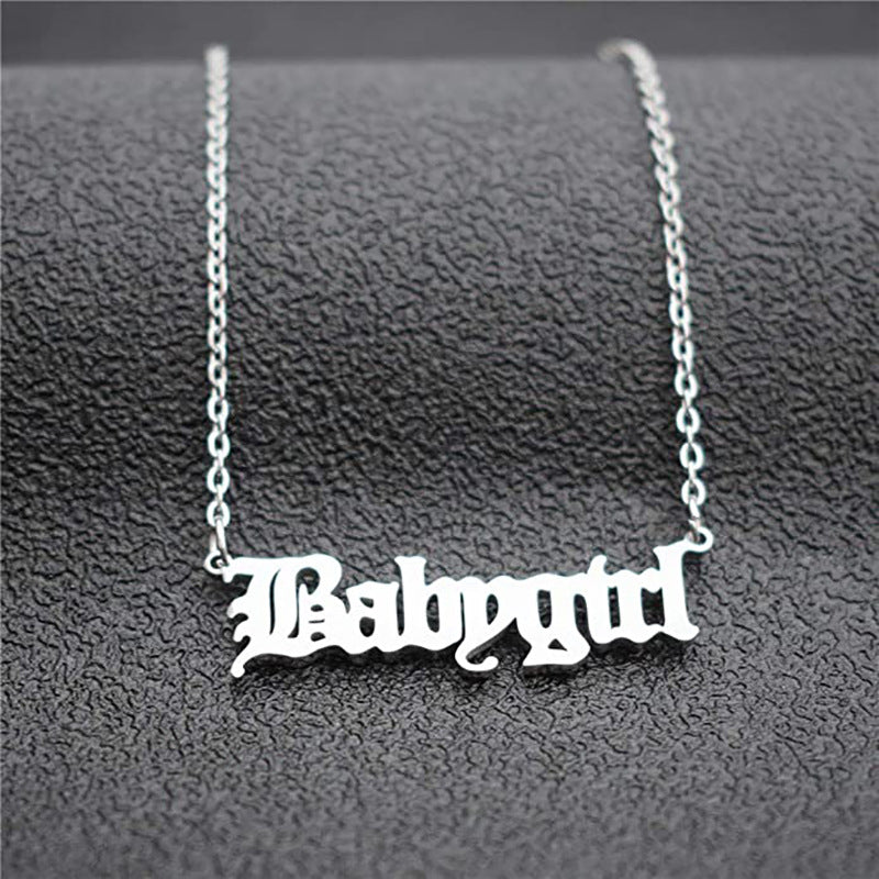 Customized Nameplate Necklace Bowlift