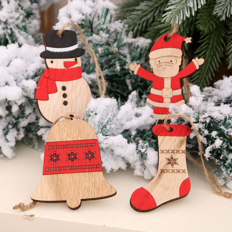 Wooden Snowman Ornament Bowlift