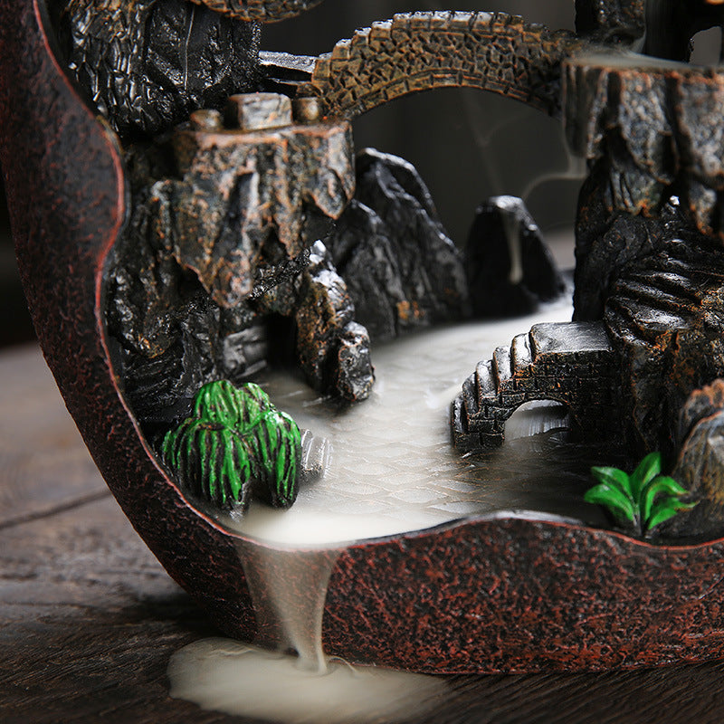 Decorative Aromatic Waterfall Incense Holder