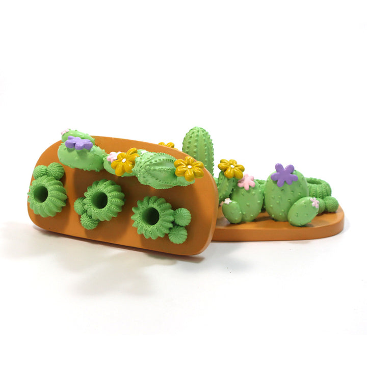 Cactus-Themed Desk Organizer