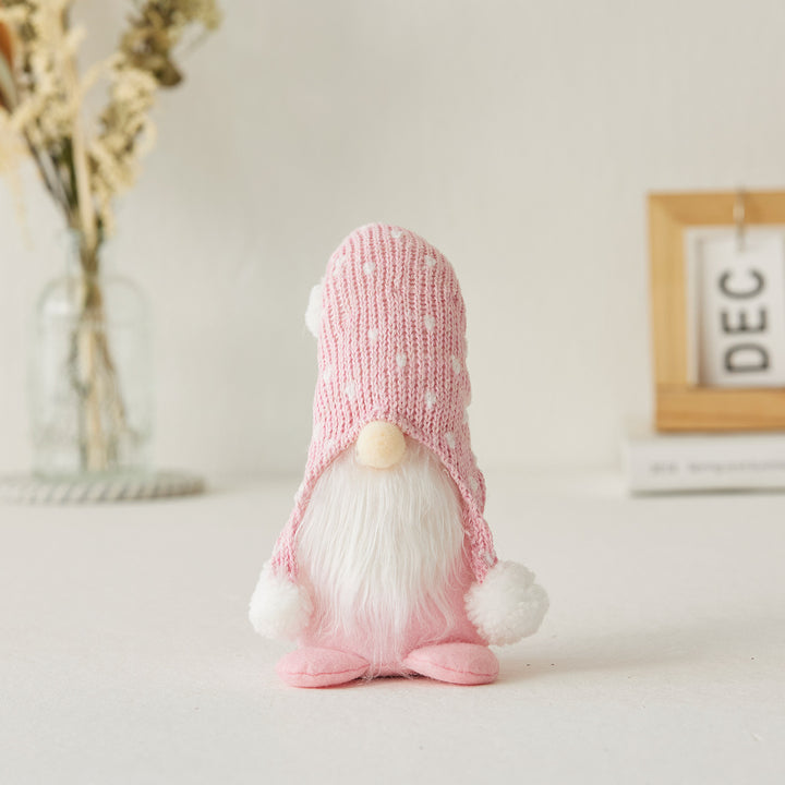Scandinavian gnome with knit hat