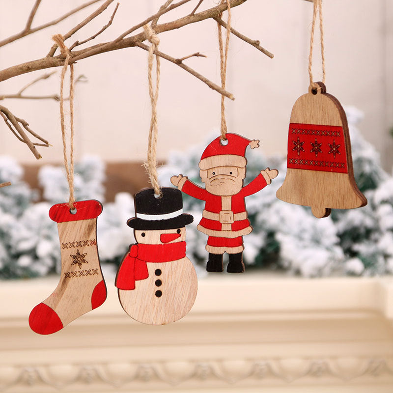 Wooden Snowman Ornament Bowlift