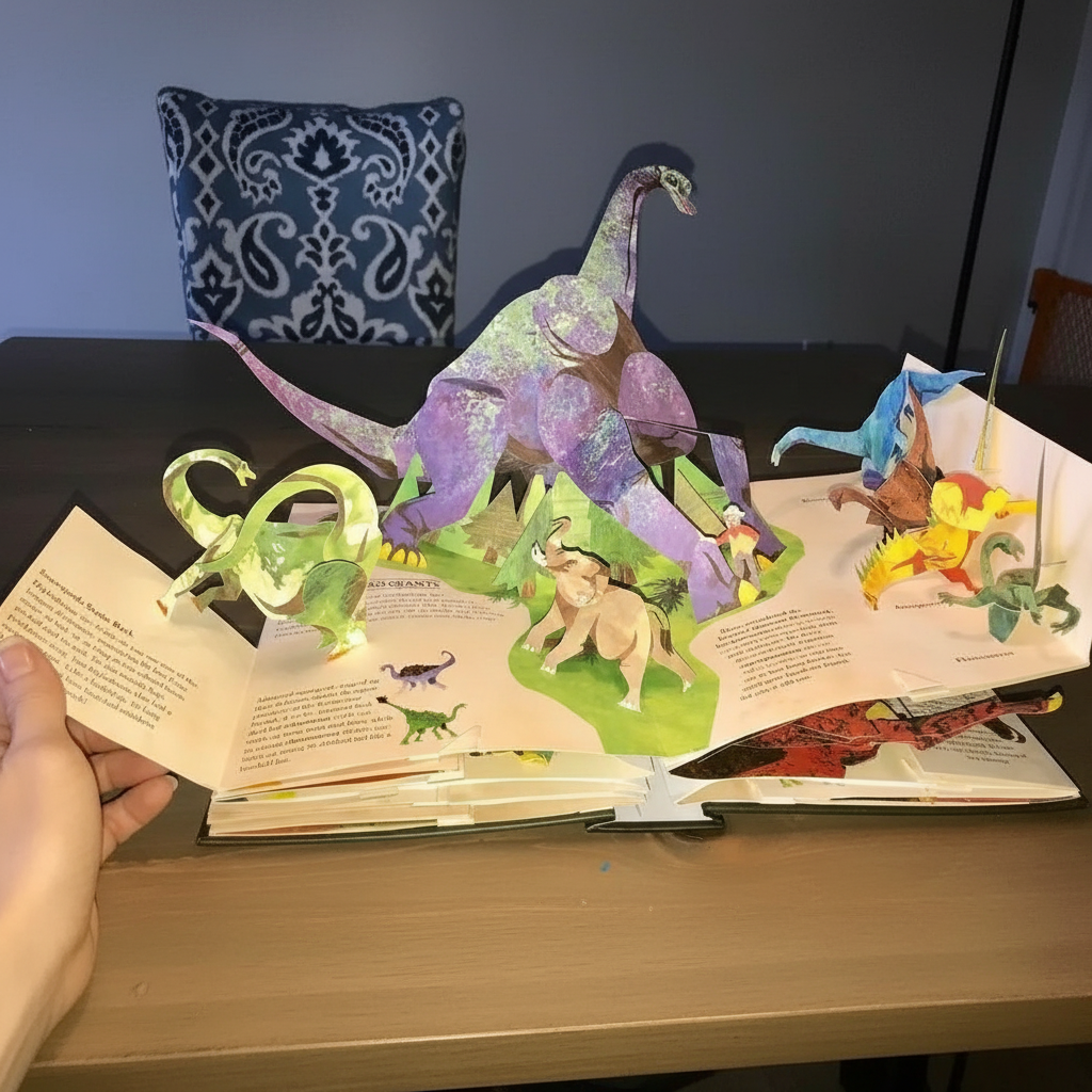 3D Pop-up Book Dinosaur