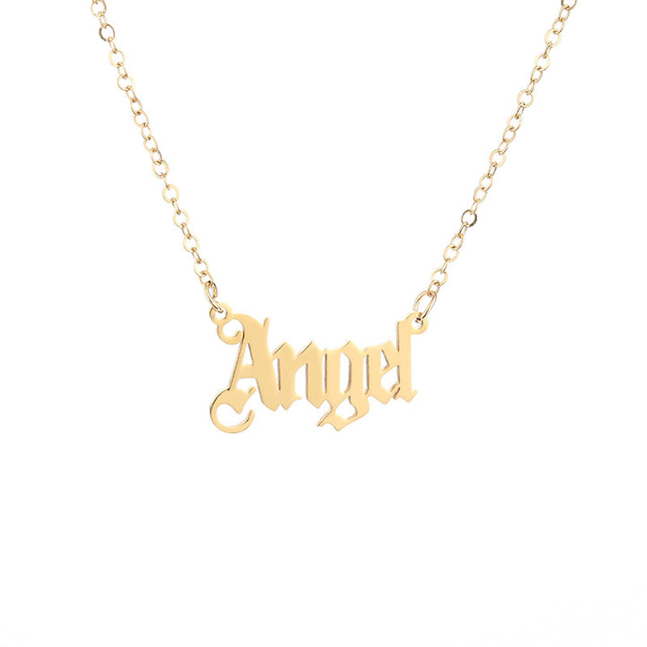 Customized Nameplate Necklace Bowlift