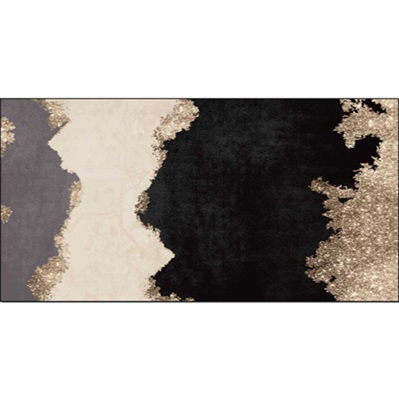 Colorful Bedroom Rug Modern Abstract Color Block Pattern Rug Polyester Washable Rug | Bowlift