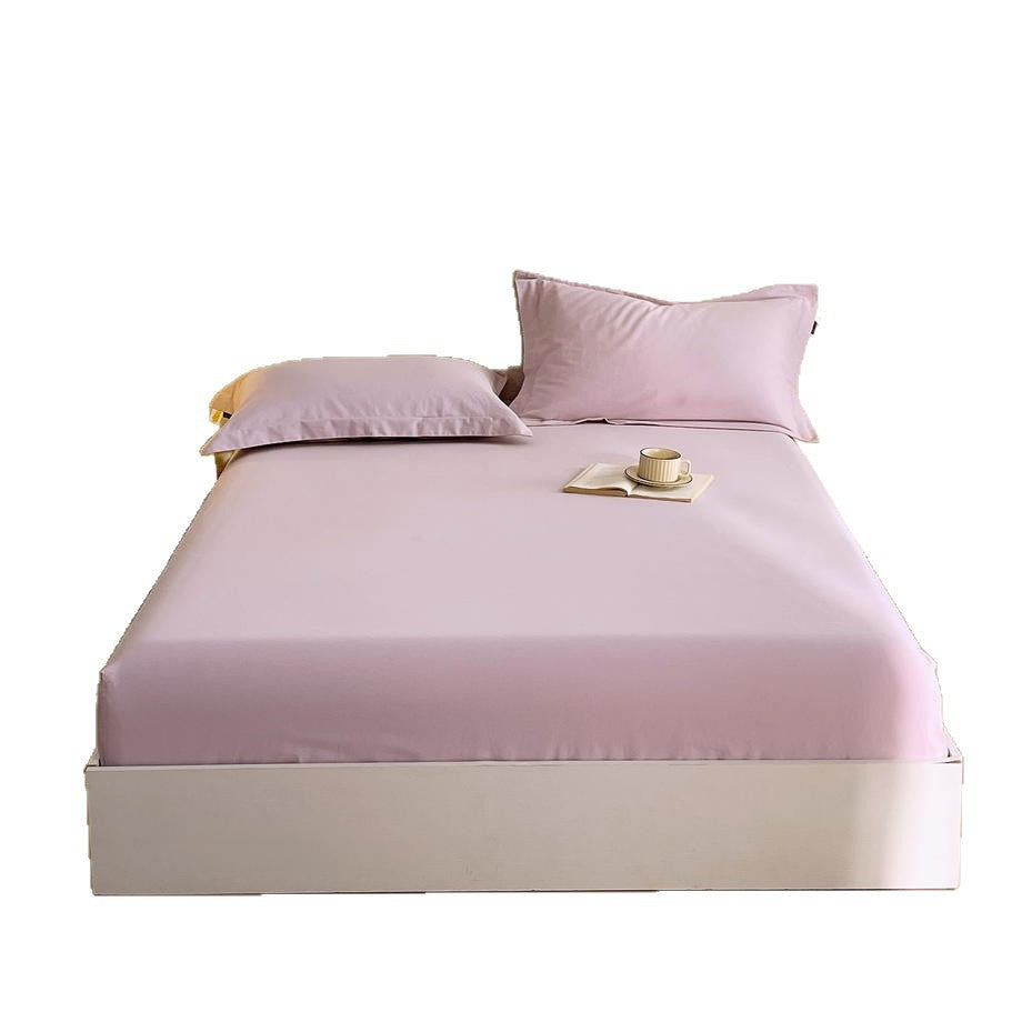 Cotton fitted sheet with fleece surface, 150 cm