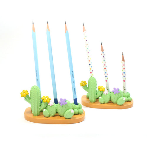 Cactus-Themed Desk Organizer
