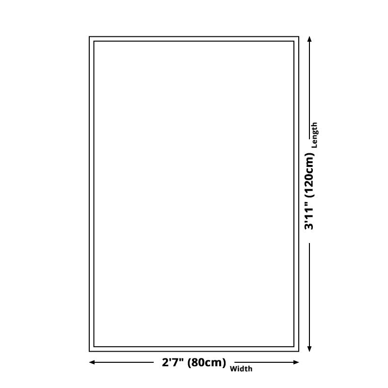 Modern watercolor pattern carpet blue polyester carpet washable non-slip bottom carpet for the living room | Bowlift