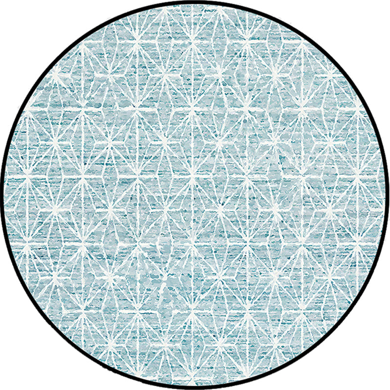 BowLift | Cattle Rug Southwest Simple Geometric Grid Tribal Rug Polyester Non-slip Stain-resistant Area Rug